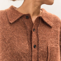 Camiel Fortgens Hairy Cardigan, Brown