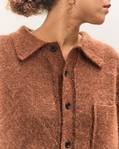 Camiel Fortgens Hairy Cardigan, Brown