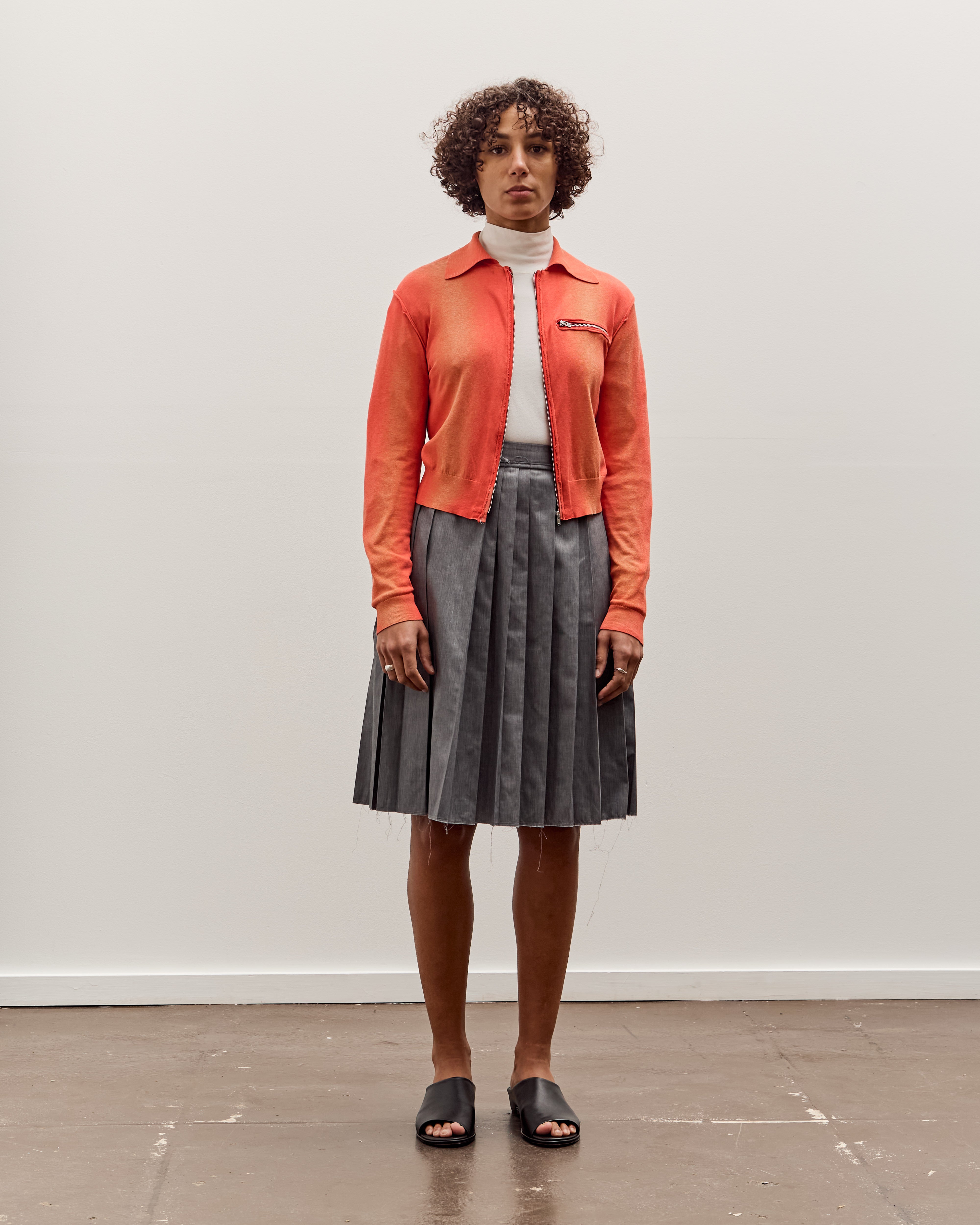 Camiel Fortgens 70S Cardigan, Red Sunfade – Glasswing