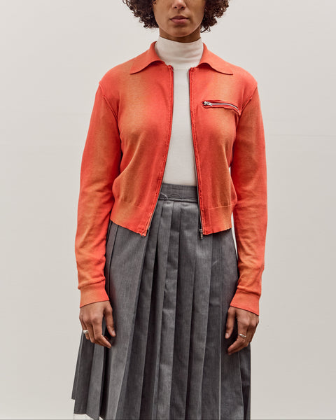 Camiel Fortgens 70S Cardigan, Red Sunfade – Glasswing