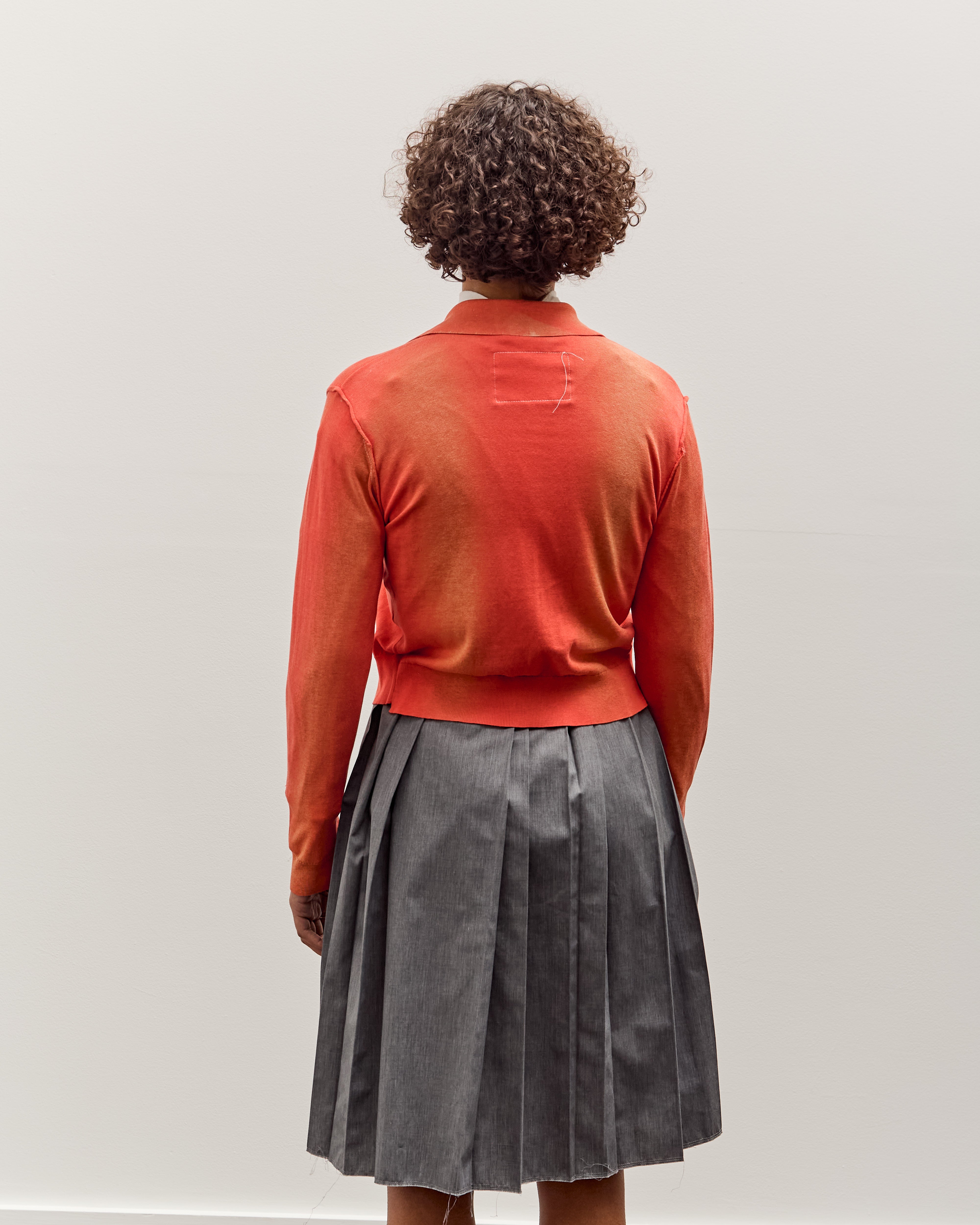 Camiel Fortgens 70S Cardigan, Red Sunfade – Glasswing