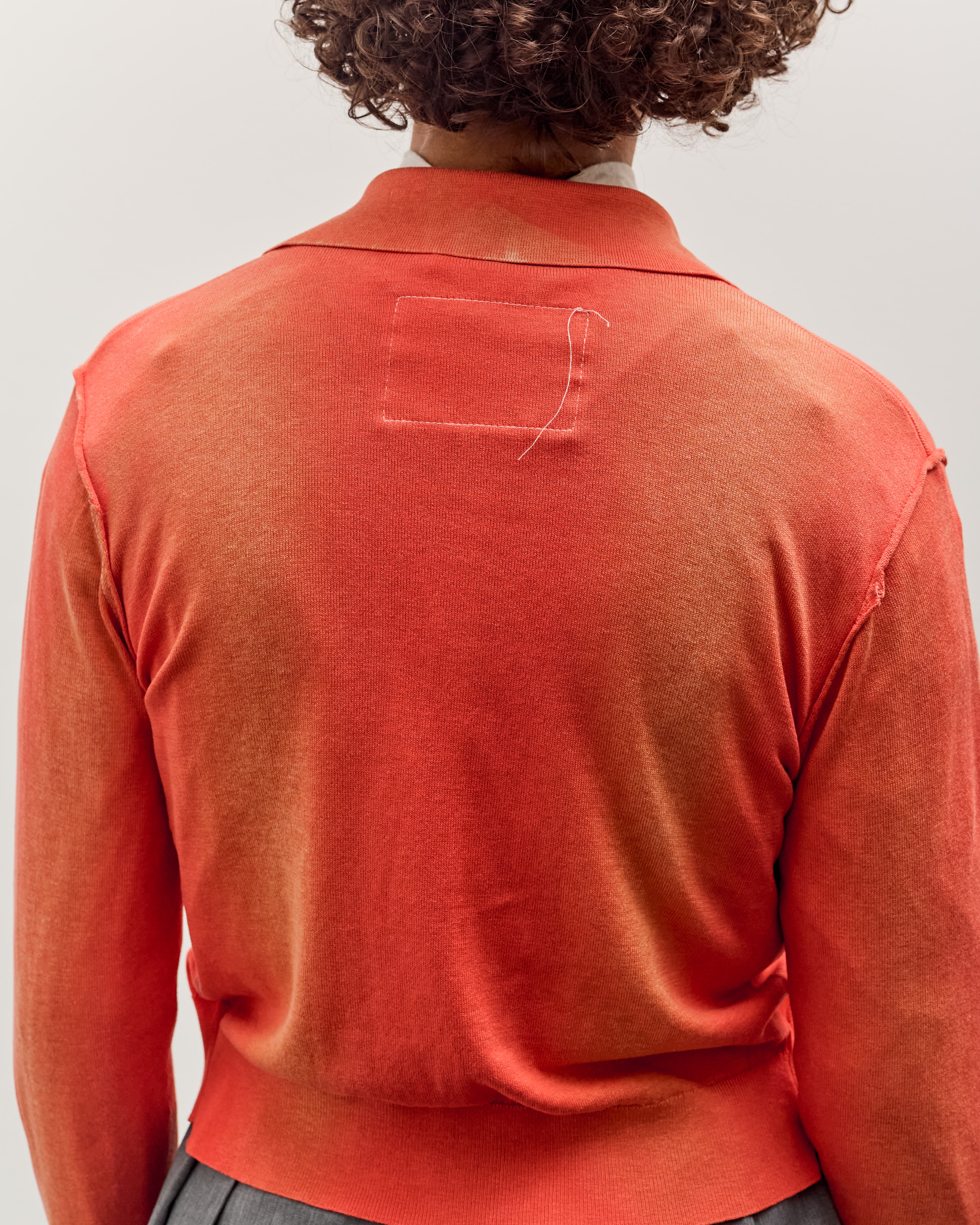 Camiel Fortgens 70S Cardigan, Red Sunfade – Glasswing