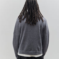 Camiel Fortgens Unisex 70's Cardigan, Grey Mohair