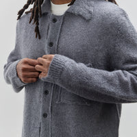Camiel Fortgens Unisex 70's Cardigan, Grey Mohair