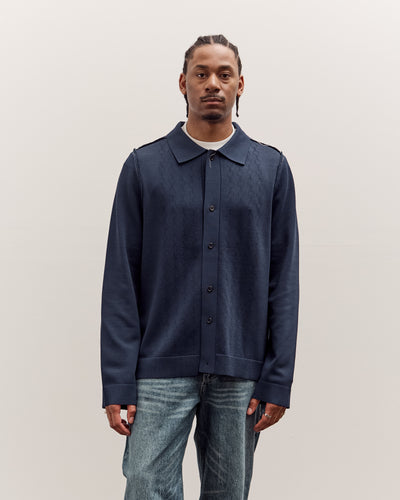 Camiel Fortgens Ajur Cardigan Unisex, Petrol