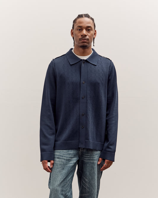 Camiel Fortgens Ajur Cardigan Unisex, Petrol