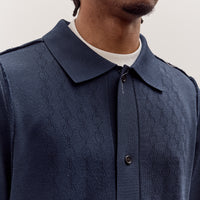 Camiel Fortgens Ajur Cardigan Unisex, Petrol