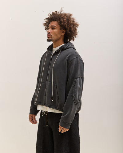 Camiel Fortgens Anorak Zip Hoodie Unisex, Black