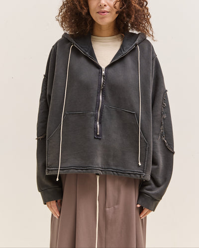 Camiel Fortgens Anorak Zip Hoodie, Black