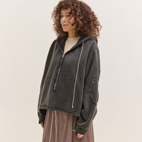 Camiel Fortgens Anorak Zip Hoodie, Black