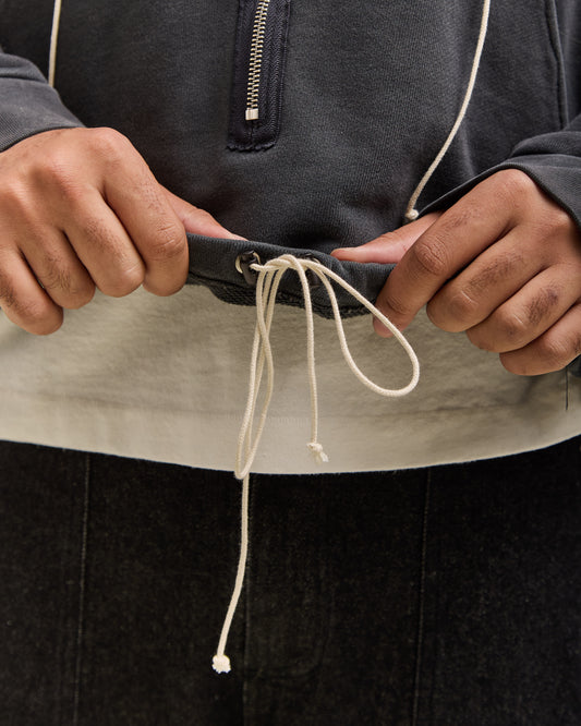 Camiel Fortgens Anorak Zip Hoodie Unisex, Black