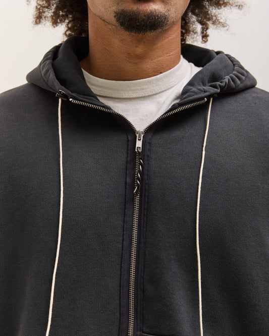 Camiel Fortgens Anorak Zip Hoodie Unisex, Black