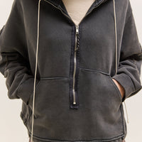 Camiel Fortgens Anorak Zip Hoodie, Black