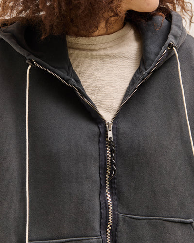 Camiel Fortgens Anorak Zip Hoodie, Black