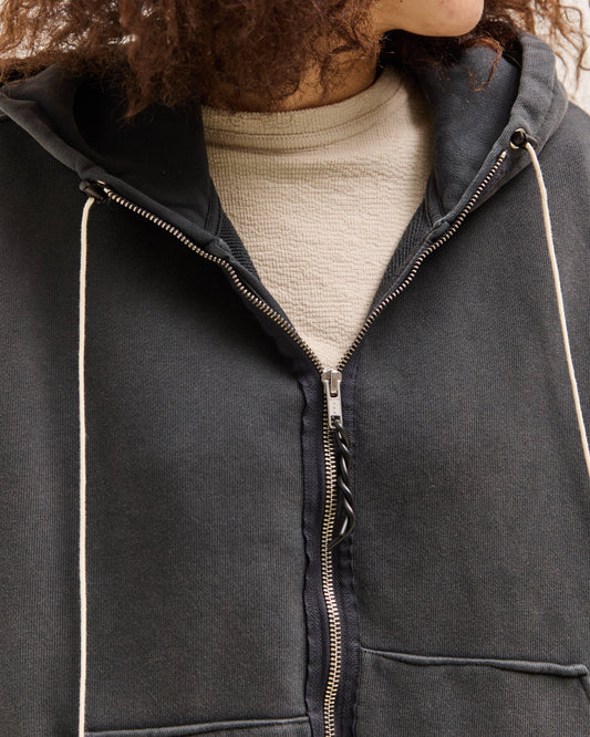 Camiel Fortgens Anorak Zip Hoodie, Black