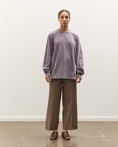 Camiel Fortgens Big Tee LS, Dark Purple