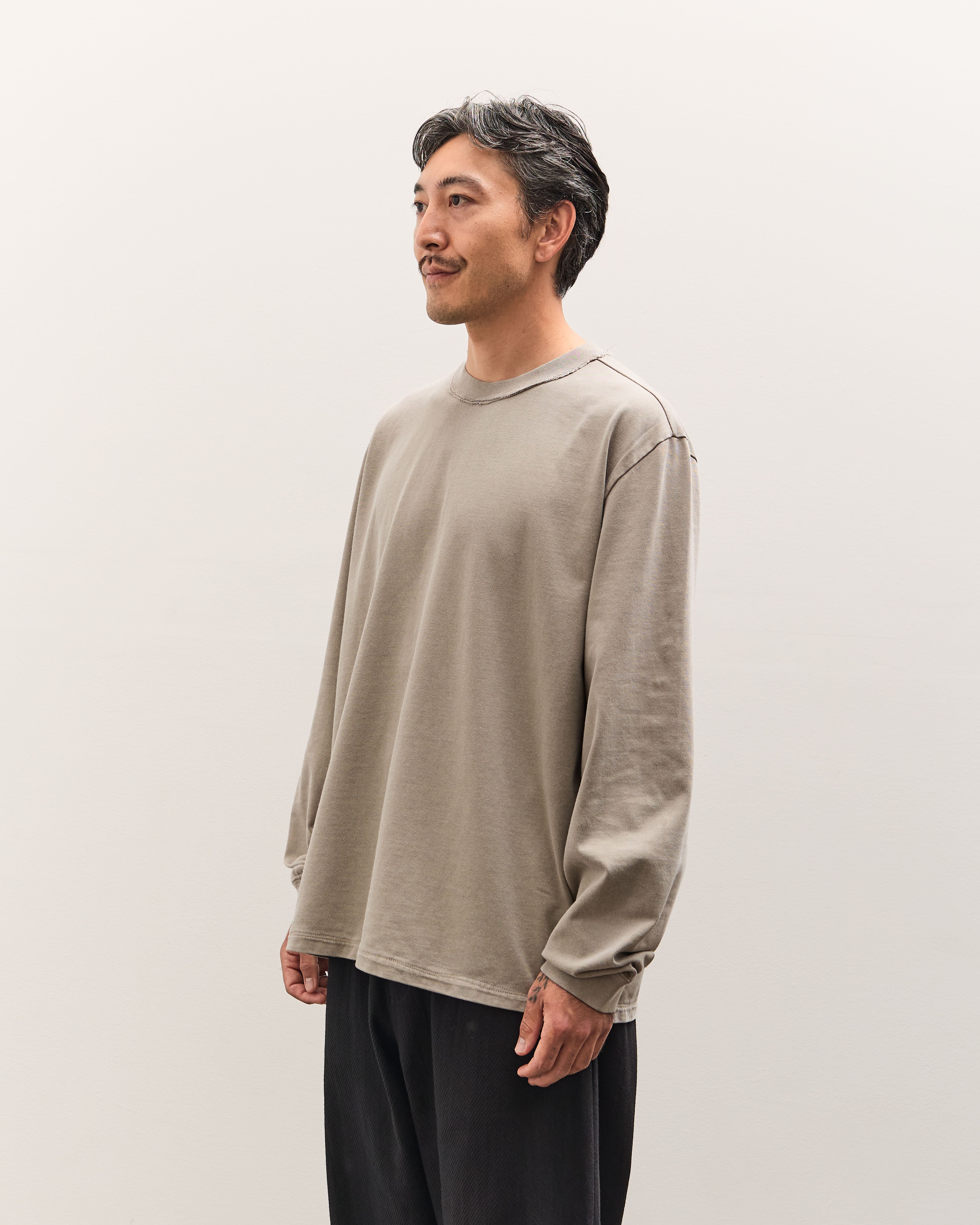 Camiel Fortgens Big Tee LS Unisex, Taupe – Glasswing