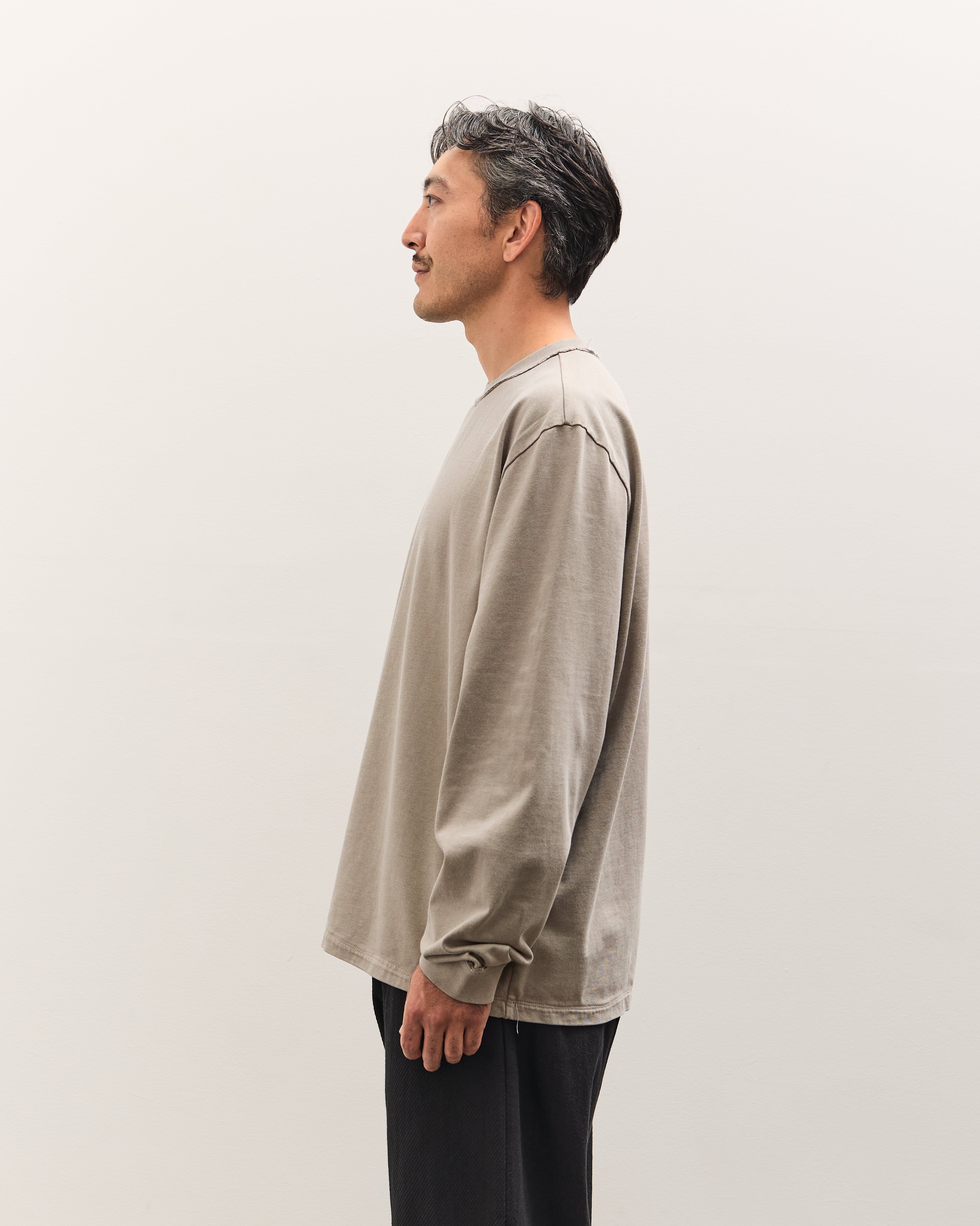 Camiel Fortgens Big Tee LS Unisex, Taupe – Glasswing