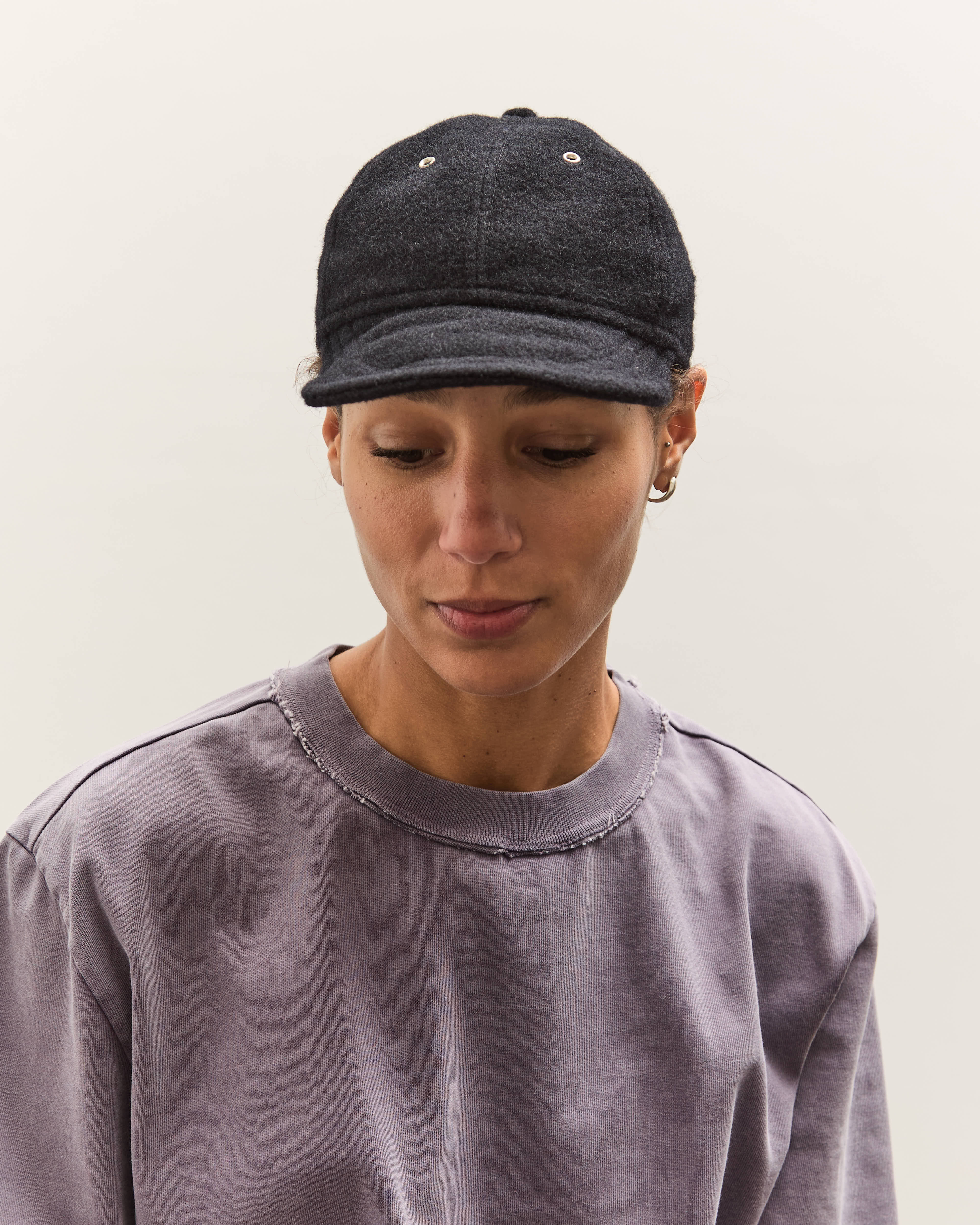 CAMIEL FORTGENS CAP 3トーン コットン 24SS FREE Camiel Fortgens Cap, Black – Glasswing