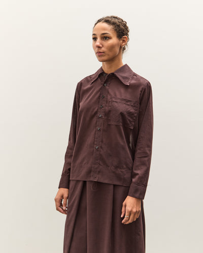 Camiel Fortgens Fast Shirt, Brown Wool Mesh