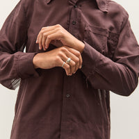 Camiel Fortgens Fast Shirt, Brown Wool Mesh