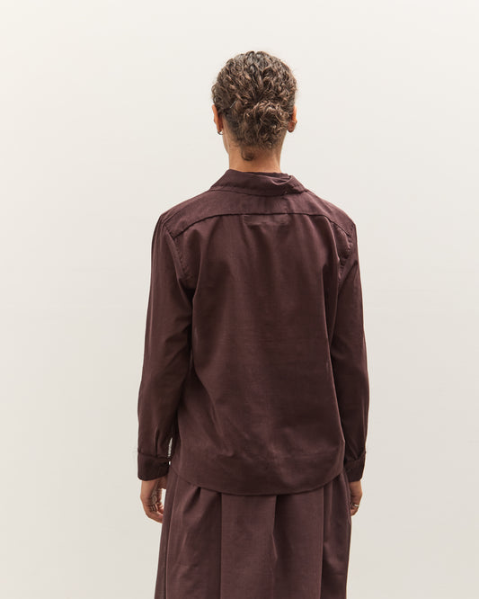 Camiel Fortgens Fast Shirt, Brown Wool Mesh