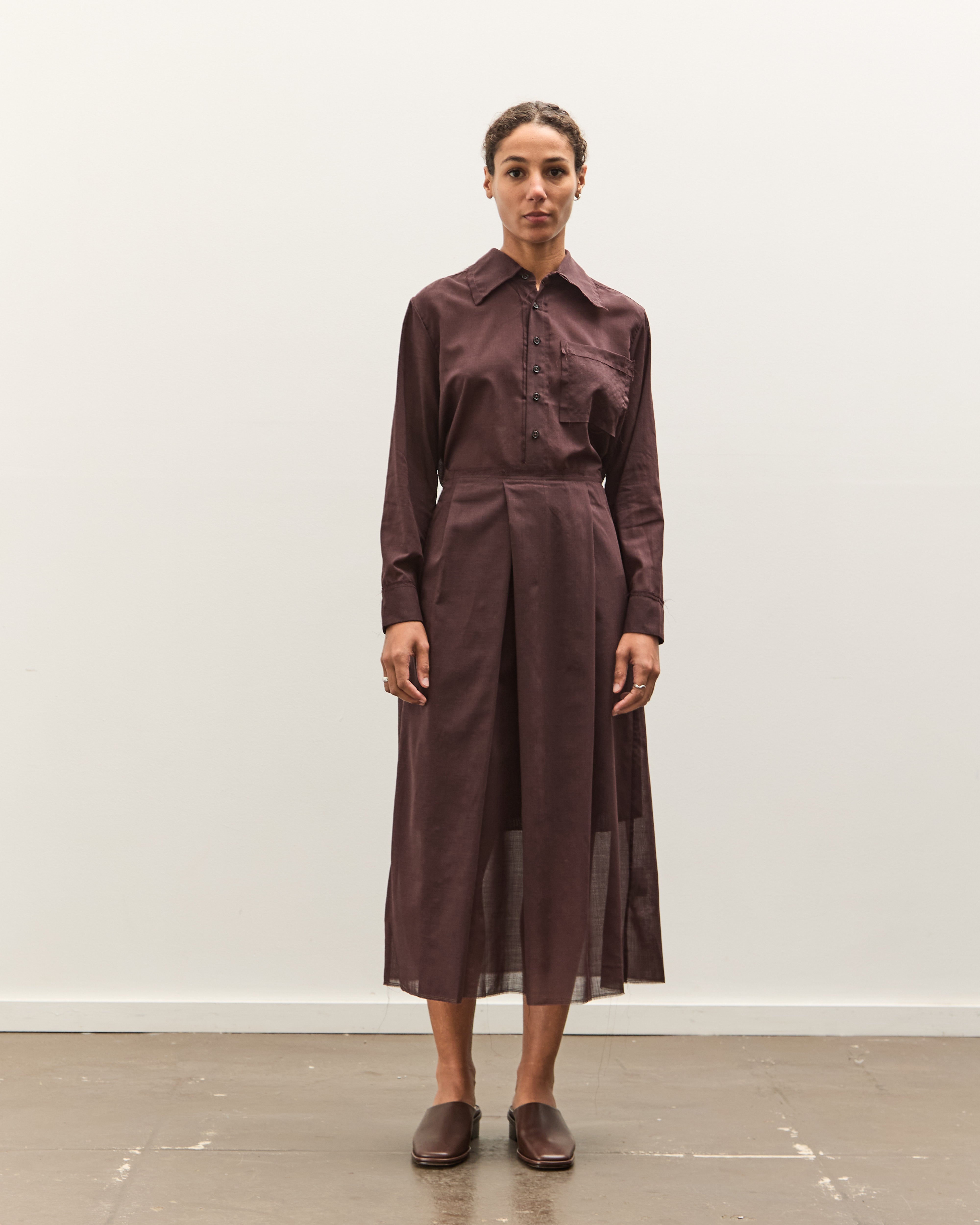 CAMIEL FORTGENS ブラウン プルオーバー Camiel Fortgens Polo, Brown – Glasswing