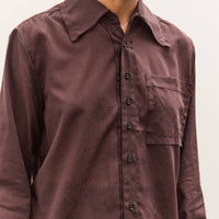 Camiel Fortgens Fast Shirt, Brown Wool Mesh