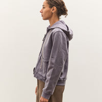 Camiel Fortgens Fitted Zip Hoodie, Dark Purple