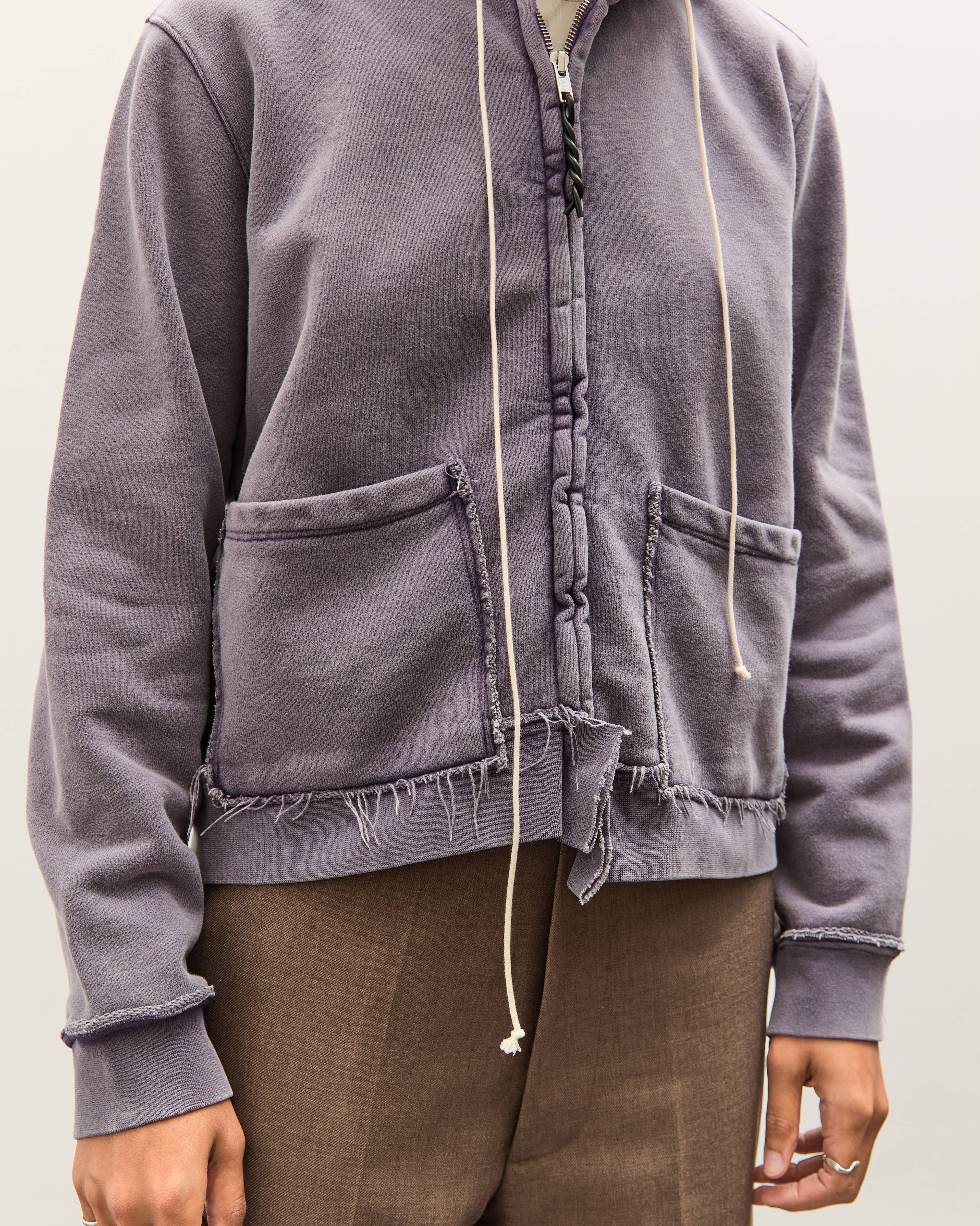Camiel Fortgens Fitted Zip Hoodie, Dark Purple – Glasswing