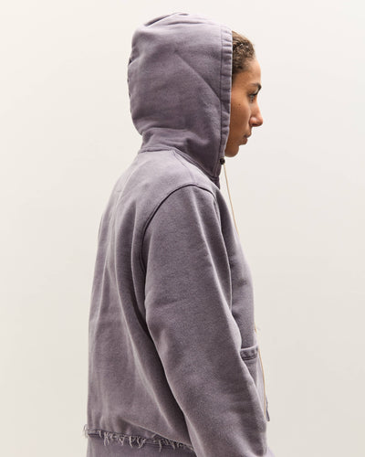 Camiel Fortgens Fitted Zip Hoodie, Dark Purple