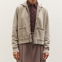 Camiel Fortgens Fitted Zip Hoodie, Taupe
