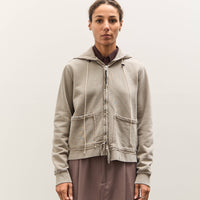Camiel Fortgens Fitted Zip Hoodie, Taupe