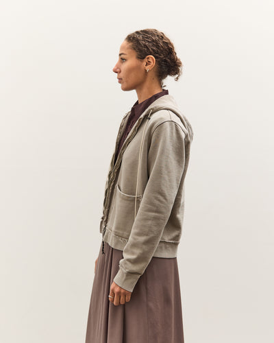 Camiel Fortgens Fitted Zip Hoodie, Taupe
