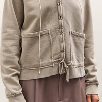 Camiel Fortgens Fitted Zip Hoodie, Taupe