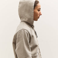 Camiel Fortgens Fitted Zip Hoodie, Taupe