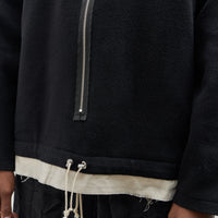 Camiel Fortgens Fleece Anorak, Black