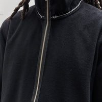 Camiel Fortgens Fleece Anorak, Black
