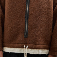 Camiel Fortgens Fleece Anorak, Brown