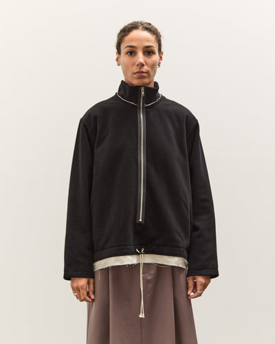 Camiel Fortgens Fleece Anorak, Black