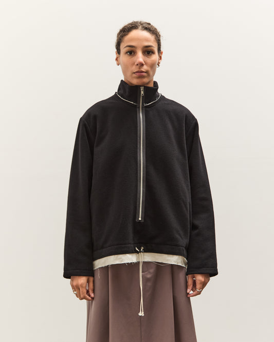 Camiel Fortgens Fleece Anorak, Black