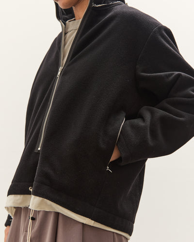 Camiel Fortgens Fleece Anorak, Black