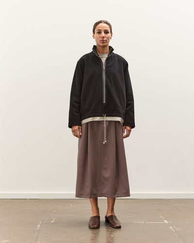 Camiel Fortgens Fleece Anorak, Black