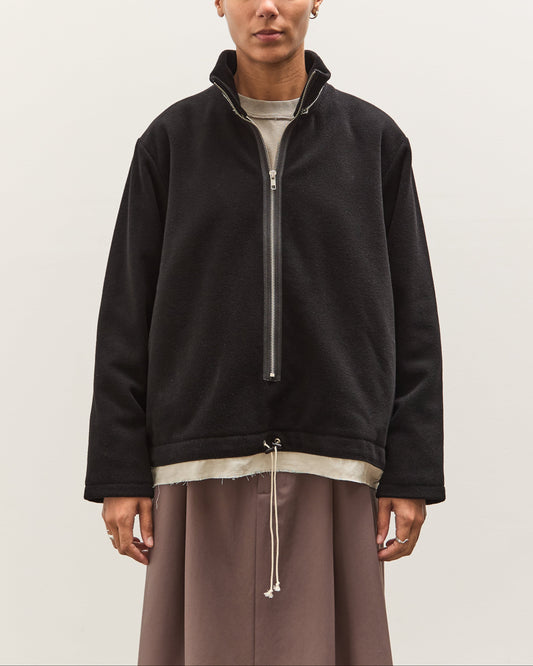 Camiel Fortgens Fleece Anorak, Black