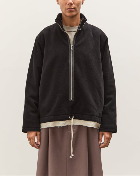 Camiel Fortgens Fleece Anorak, Black – Glasswing