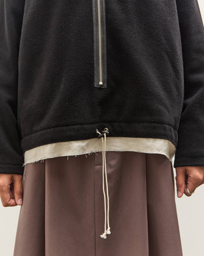 Camiel Fortgens Fleece Anorak, Black
