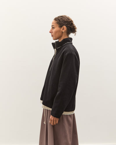Camiel Fortgens Fleece Anorak, Black