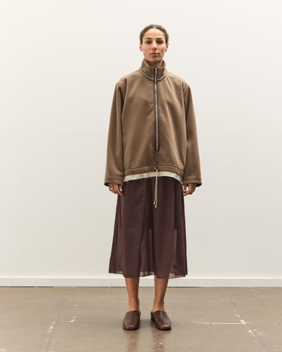 Camiel Fortgens Fleece Anorak, Taupe