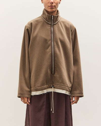 Camiel Fortgens Fleece Anorak, Taupe