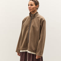 Camiel Fortgens Fleece Anorak, Taupe